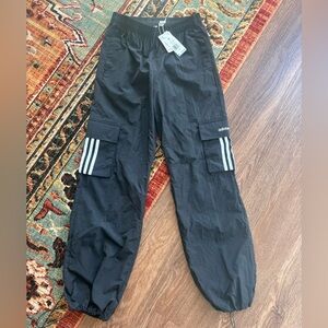 New Adidas Black Cargo Pants